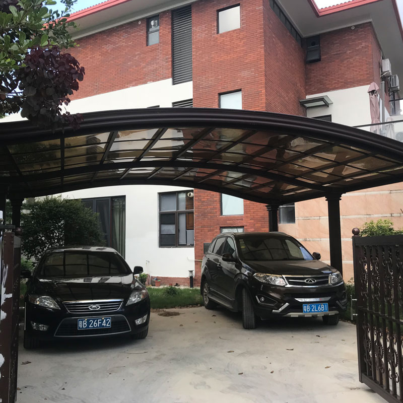 Alüminyum Carport Metal Carport Çatısını Kapatır